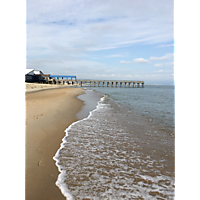 September high tide Virginia Beach image